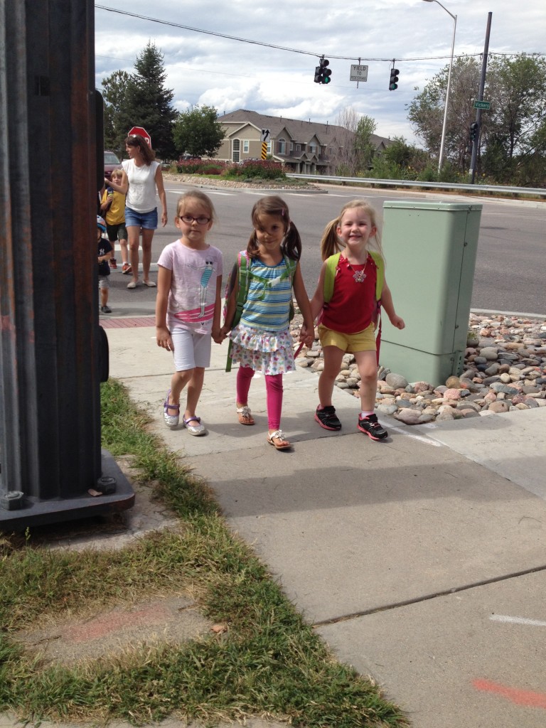 2015-9-4 Penny Walking with Friends